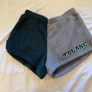 Tulane Two-Tone Fleece Shorts